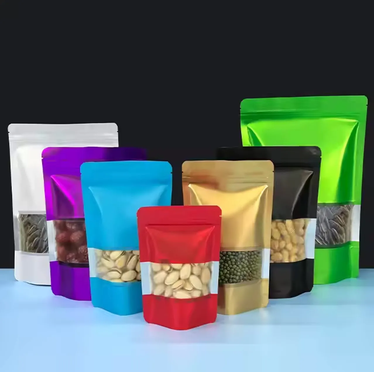 Anwendung von Großhandel farbigen Stand Up Pouches