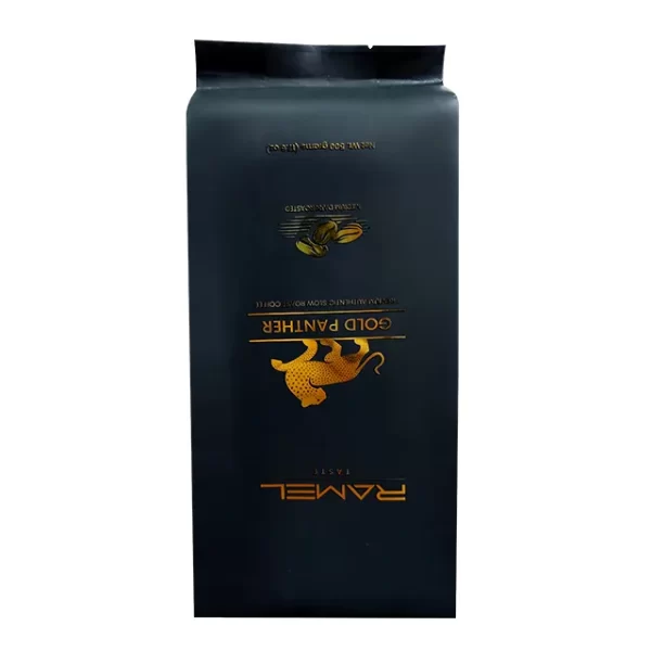 Custom Side Gusset Coffee Bags with Gold Stamping5
