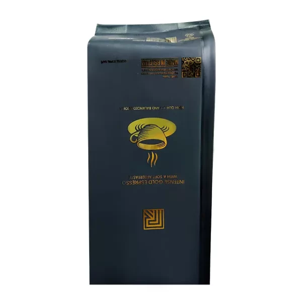 Custom Side Gusset Coffee Bags with Gold Stamping6