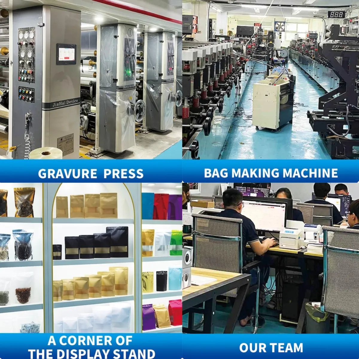 Socio de Stock Stand Up Pouches