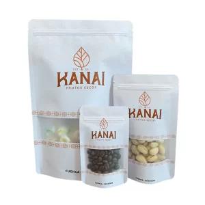 Weiße Kraft Stand Up Pouches Großhandel1