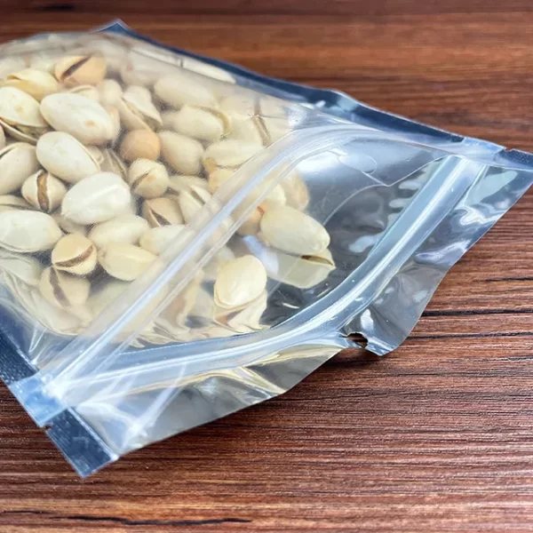 투명면이 있는 도매 알루미늄 호일 백 3면 씰 파우치 (3)