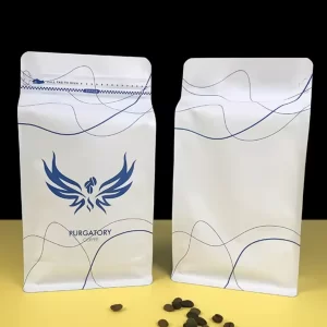 China Flat Bottom Coffee Pouch Custom4