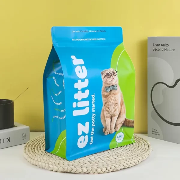 Custom Print Flat Bottom Pouch with Zipper1