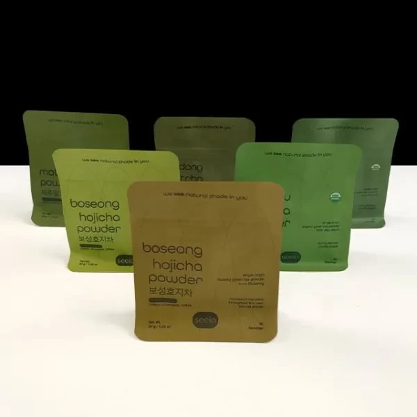 Pochette à café imprimée sur mesure avec fermeture éclair