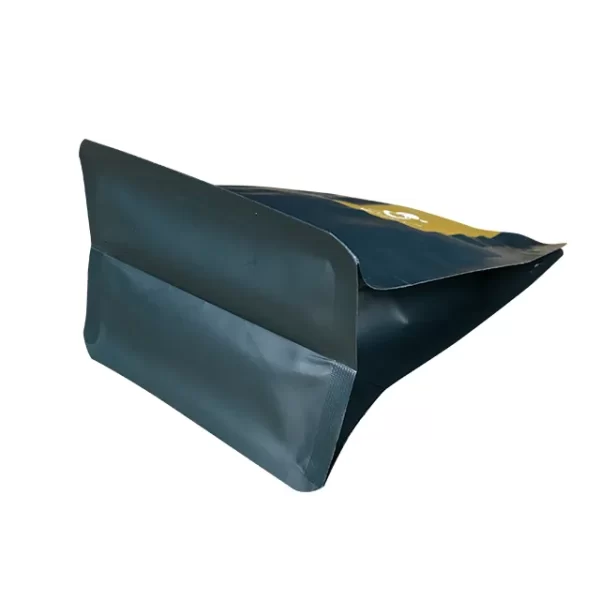 Custom Eight sided sealed coffee bag with Zipper And Valve-3
