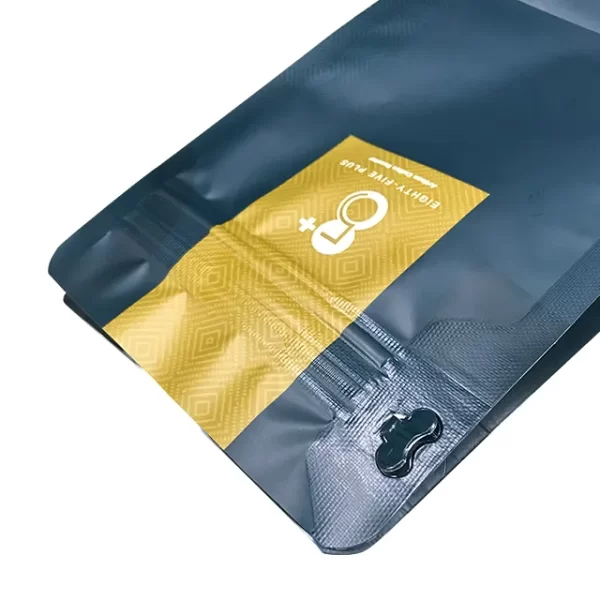 Custom Eight sided sealed coffee bag with Zipper And Valve-5