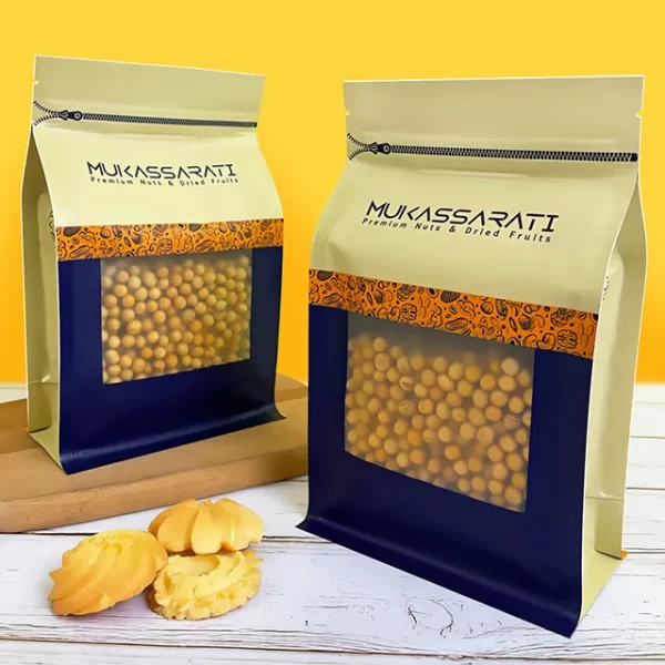 Custom-Food-Grade-Flat-Bottom-Pouch-For-Nut-Dried-Fruit-1