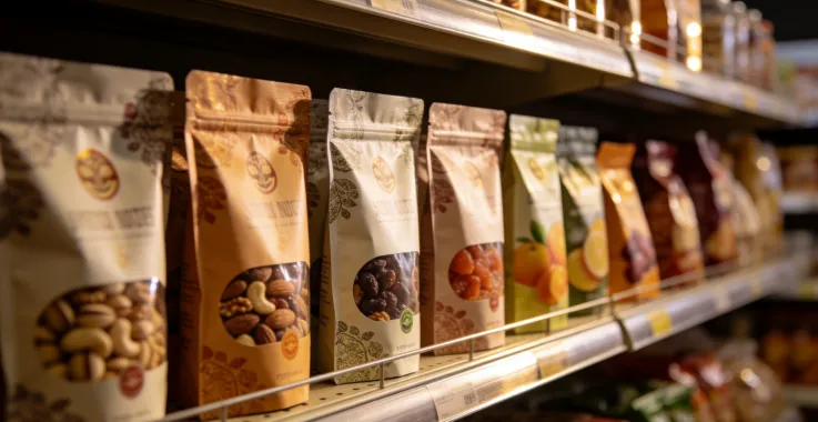 Wholesale Flat Bottom Bags for Coffee and Snack Brands2