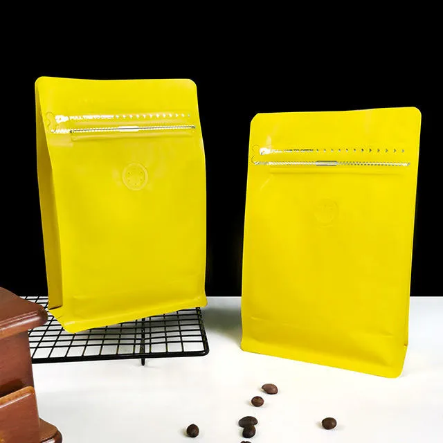 Wholesale Flat Bottom Bags for Coffee and Snack Brands3