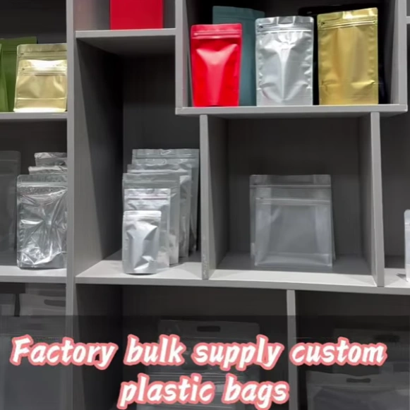 Usine de sacs d'emballage alimentaire : stock disponible et personnalisation flexible